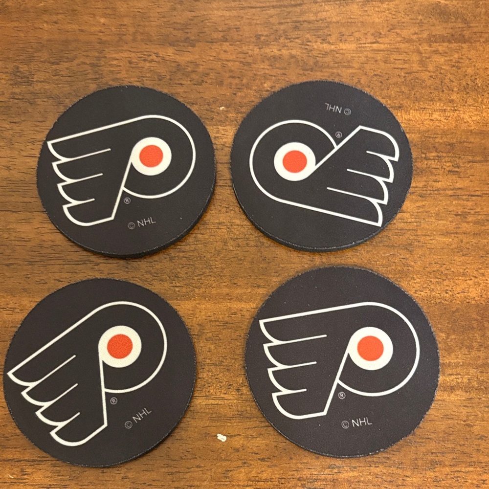 NHL Flyers Coasters Set of 4